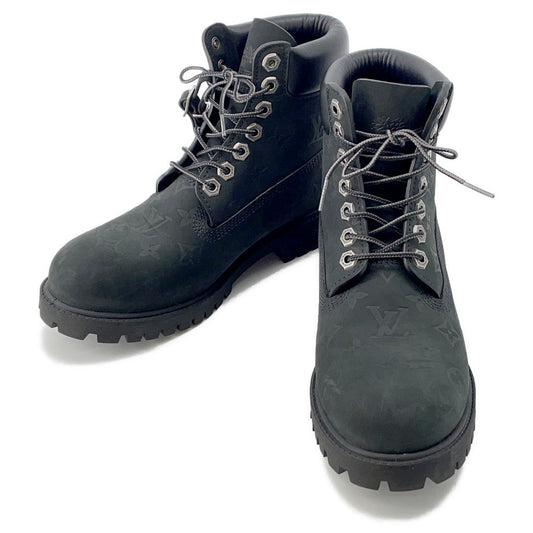 LOUIS VUITTON Timberland 6-IN EncreBoots Black1AD73B Suede leather Size 7