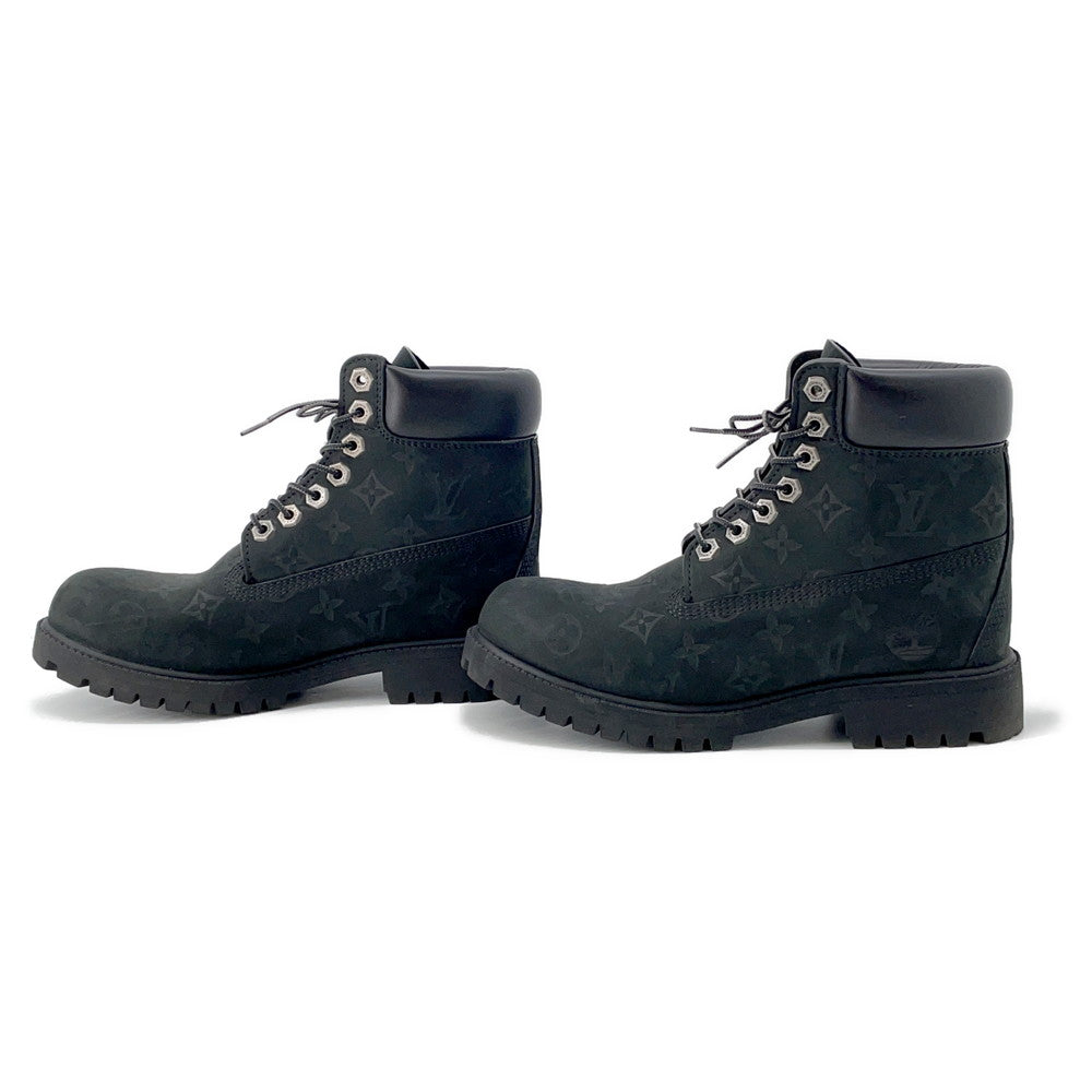 LOUIS VUITTON Timberland 6-IN EncreBoots Black1AD73B Suede leather Size 7