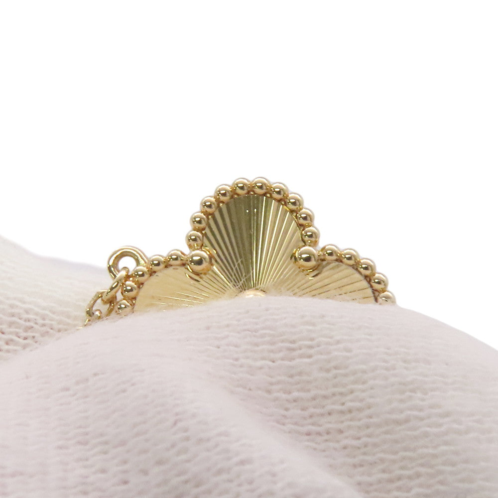 Van Cleef & Arpels Vintage Alhambra Necklace GuillochéVCARP4KL00 18K Yellow Gold