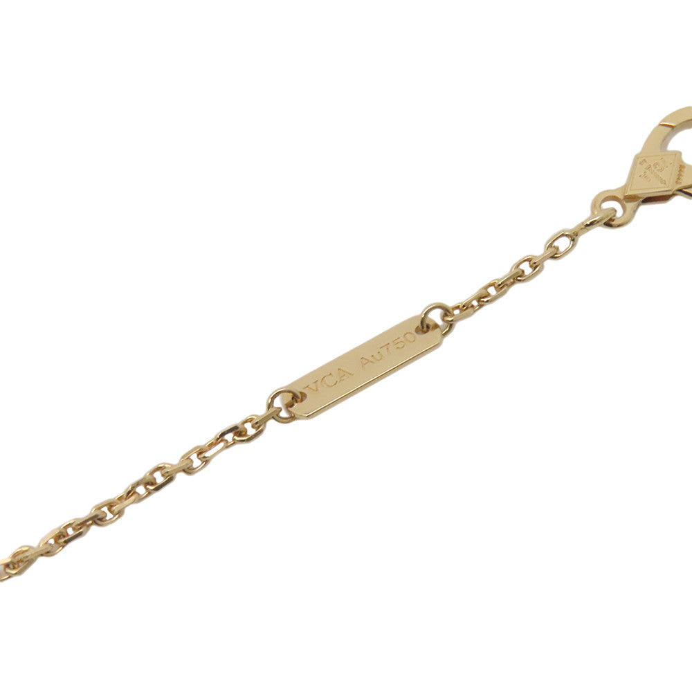 Van Cleef & Arpels Vintage Alhambra Necklace GuillochéVCARP4KL00 18K Yellow Gold