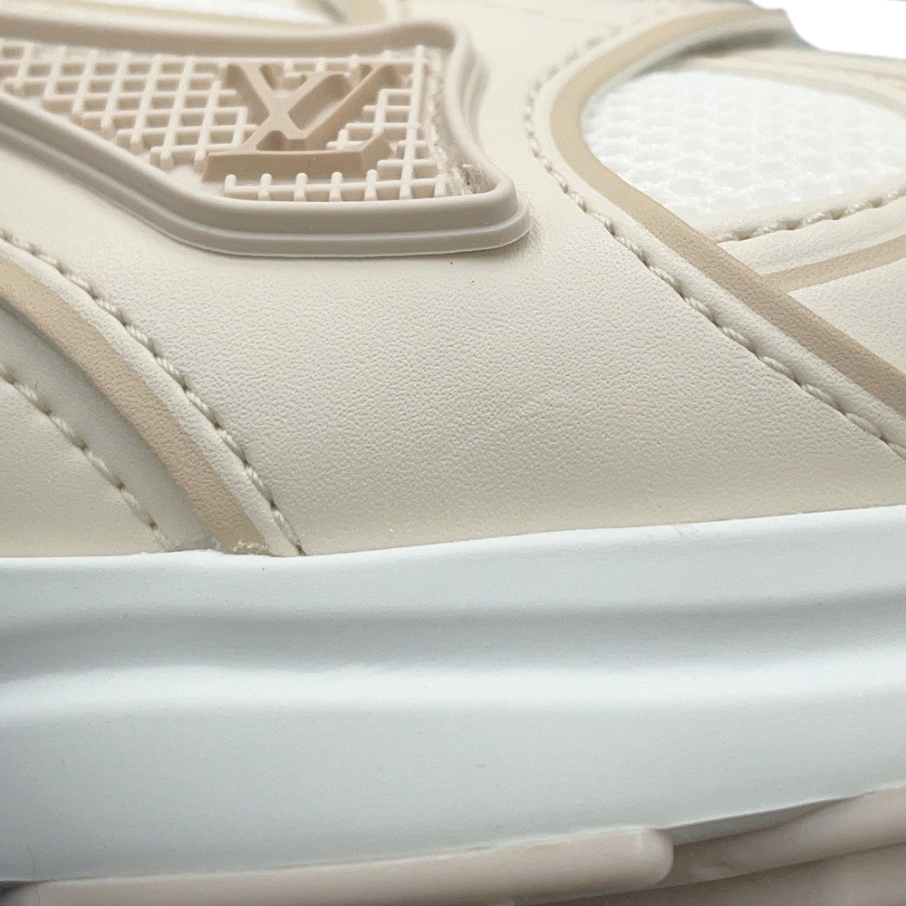 LOUIS VUITTON LV Olympia Sneakers DuneBeige1AHOL3 Patent Leather Monogram Size 37