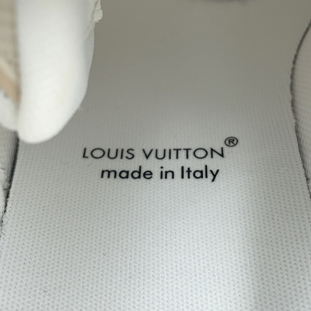LOUIS VUITTON LV Olympia Sneakers DuneBeige1AHOL3 Patent Leather Monogram Size 37