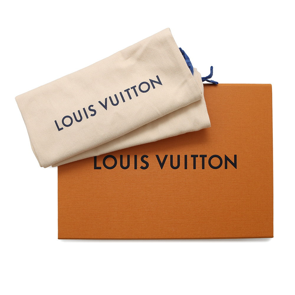 LOUIS VUITTON LV Olympia Sneakers DuneBeige1AHOL3 Patent Leather Monogram Size 37