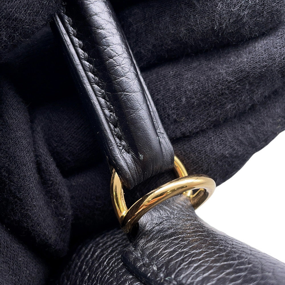 HERMES Kelly Retourne Black Togo Leather Size 28