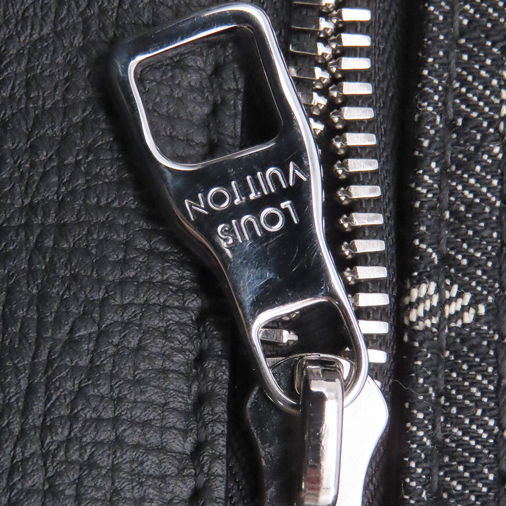 LOUIS VUITTON Busus Tokyo NoirM45971 Monogram Denim Taurillon Leather