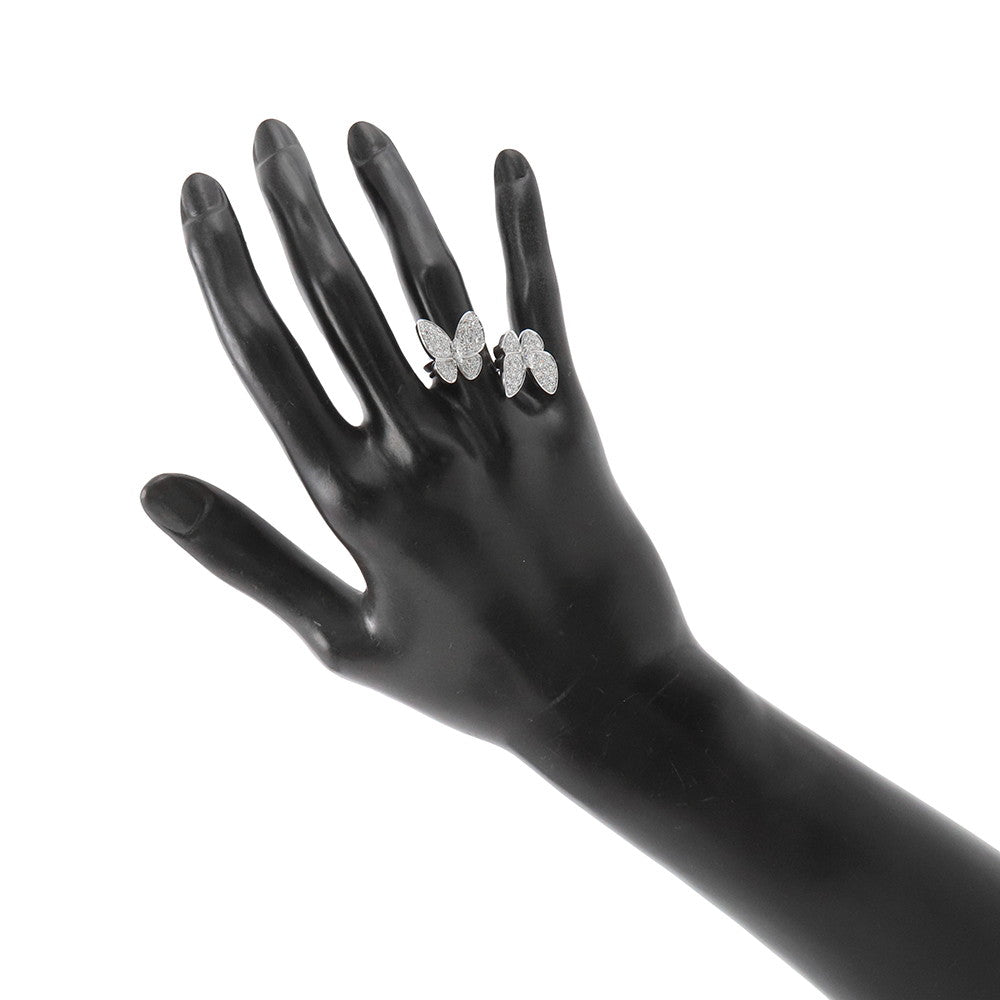 Van Cleef & Arpels De Papillon Entree Les Doors Ring Size 50/#10VCARO61900 18K White Gold