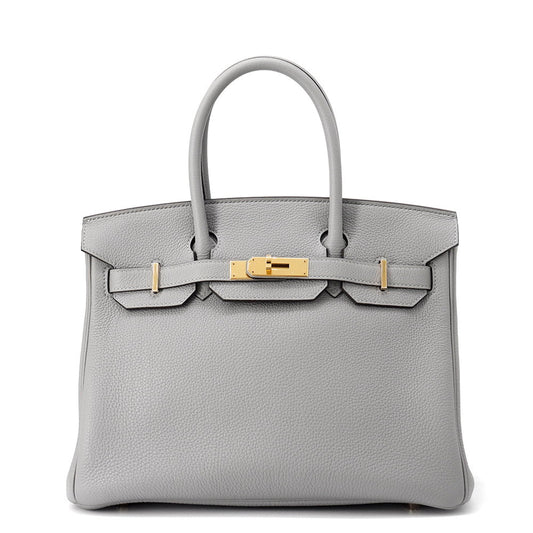 HERMES Birkin Gris Mouette Togo Leather Size 30