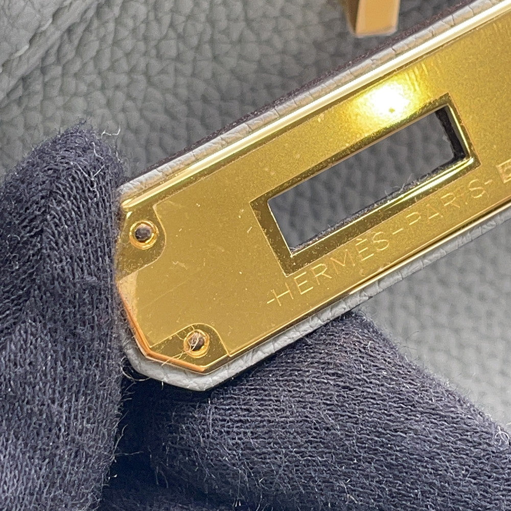 HERMES Birkin Gris Mouette Togo Leather Size 30