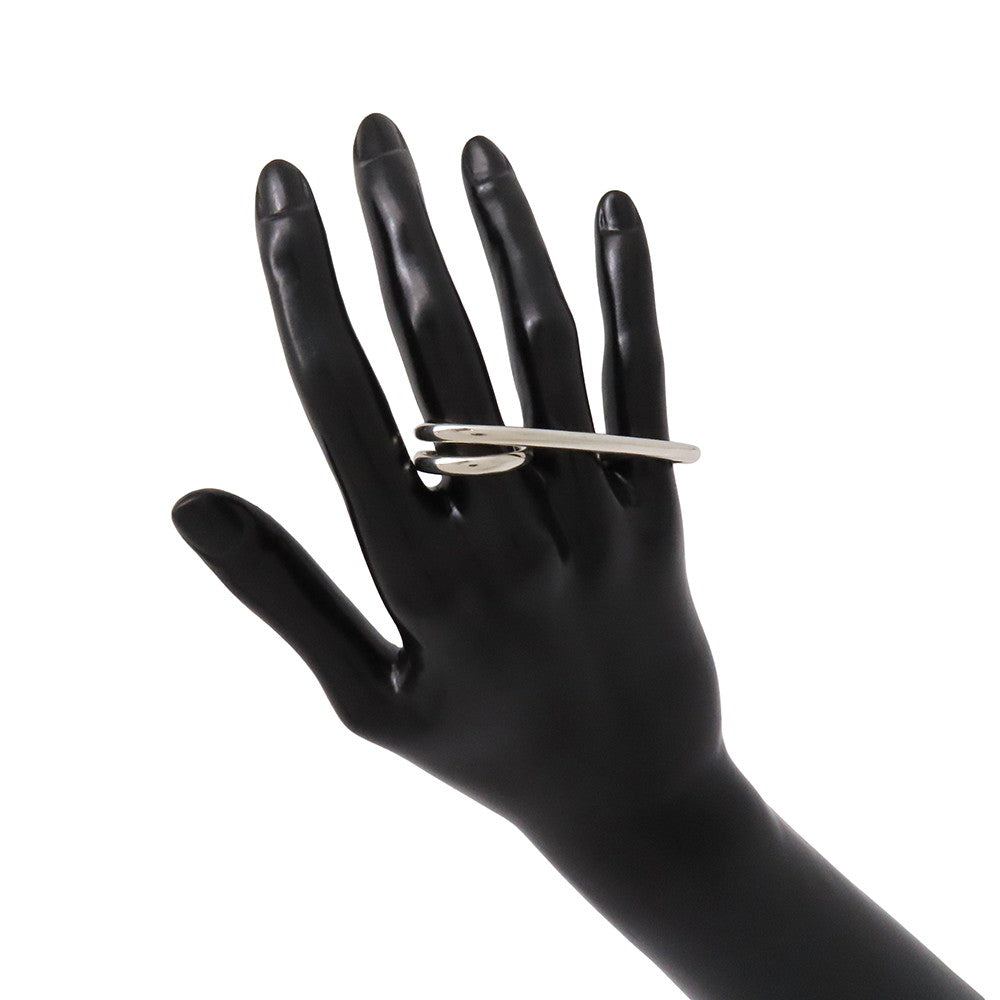 HERMES Chaine d'Ancre Punk Triple Ring Size 57/#15#17#19H124602B SV925