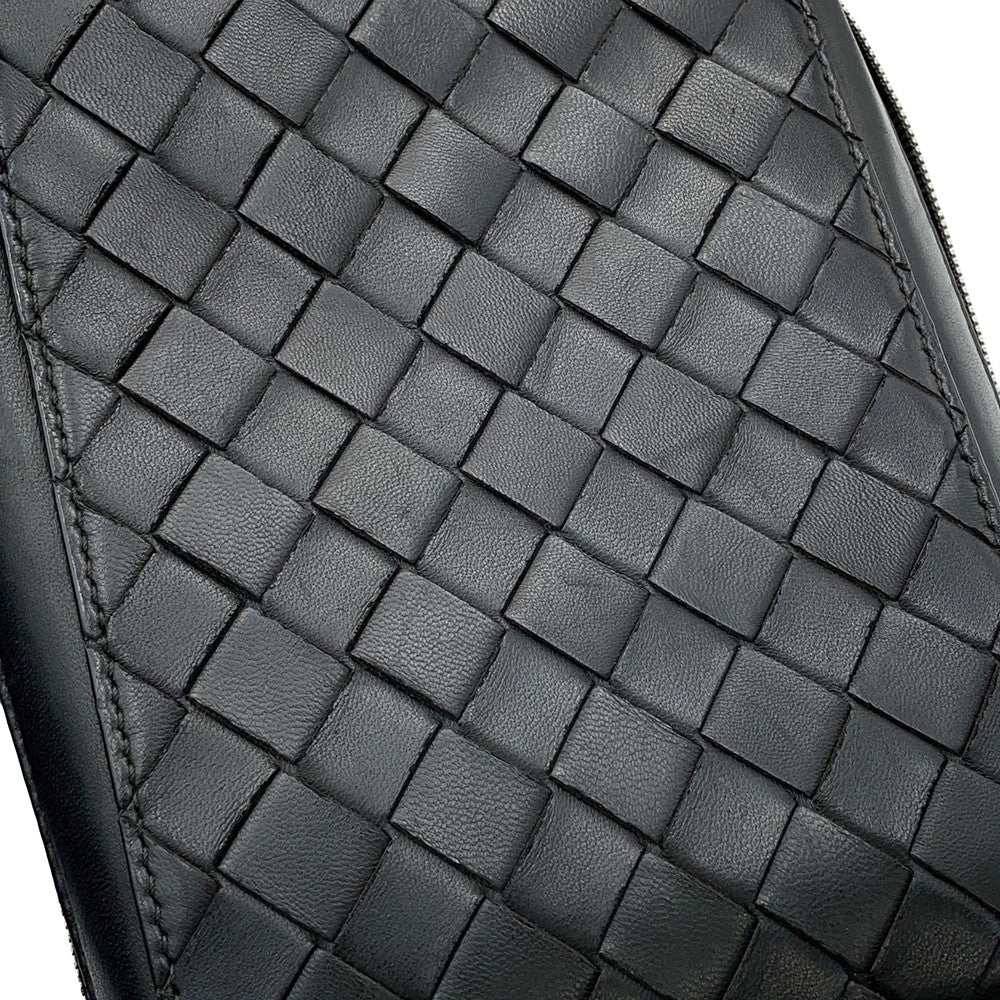 Bottega Veneta INTRECCIATO Shoulder Bag Black592692 Leather