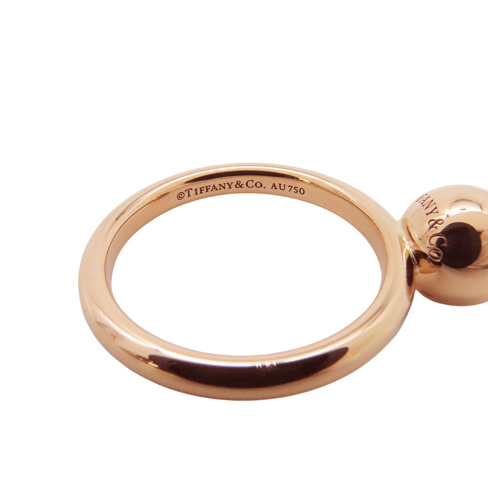 TIFFANY&Co. Hardware ball Ring Size #11 18K Pink Gold