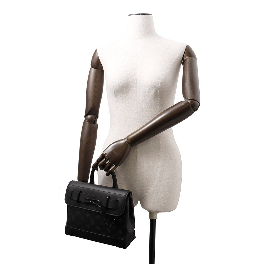 LOUIS VUITTON Steamer NoirM46953 Monogram Eclipse Size PM