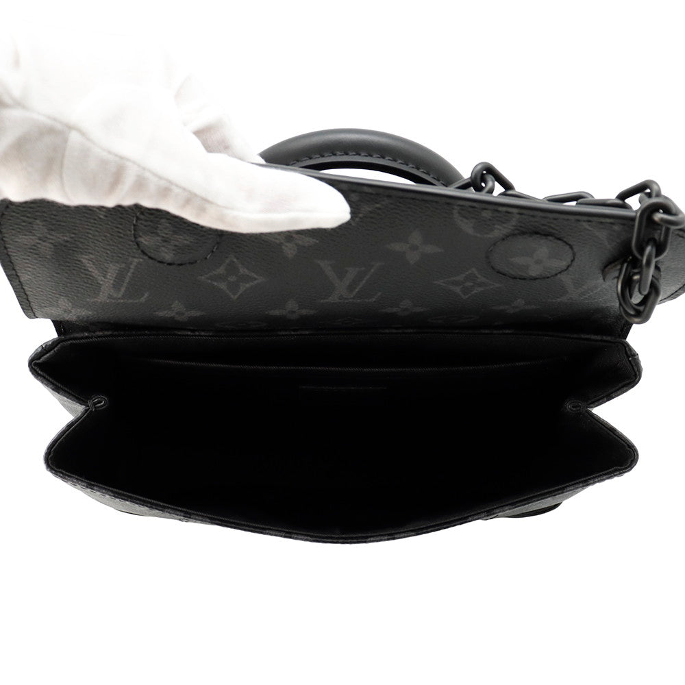LOUIS VUITTON Steamer NoirM46953 Monogram Eclipse Size PM