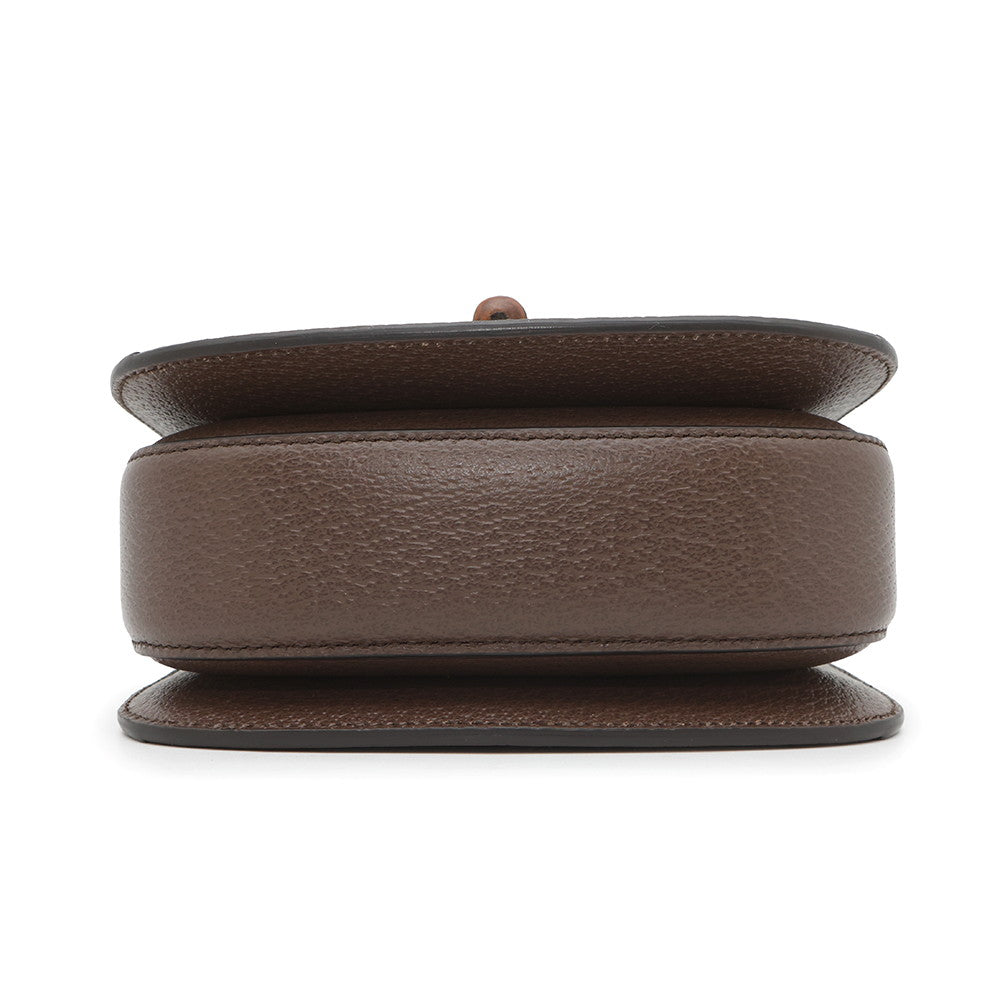 GUCCI Bamboo 1947 Jumbo GG Top Handle 2WAYHandbag Beige/Brown686864 Canvas Leather Size Mini