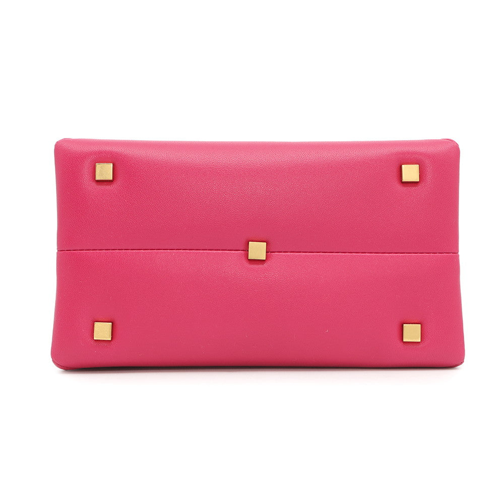 Valentino Garavani Rock Studded 2WAY Shoulder Bag PinkXW0B0K59HHX Leather