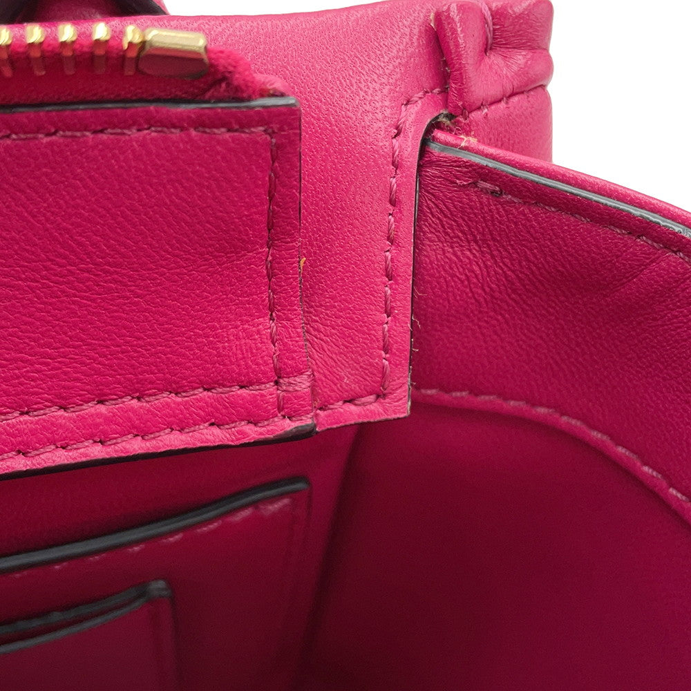 Valentino Garavani Rock Studded 2WAY Shoulder Bag PinkXW0B0K59HHX Leather