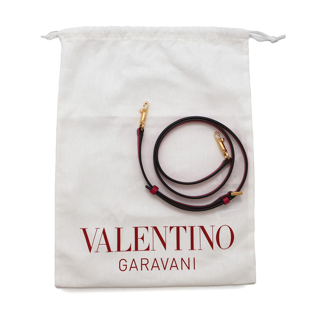 Valentino Garavani Rock Studded 2WAY Shoulder Bag PinkXW0B0K59HHX Leather