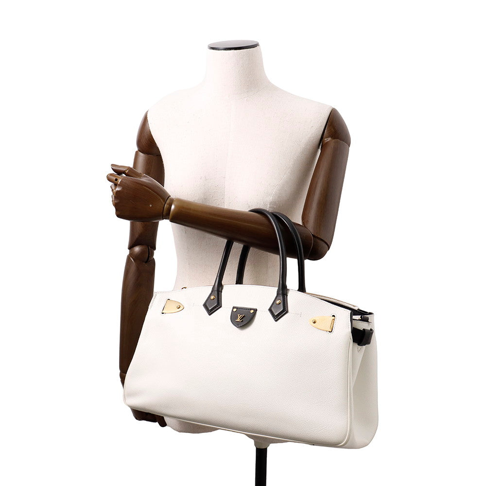 LOUIS VUITTON All set White/BlackM57203 Leather Size MM