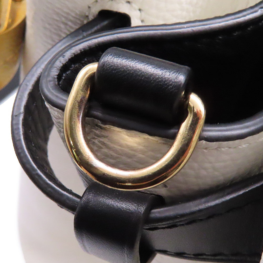 LOUIS VUITTON All set White/BlackM57203 Leather Size MM