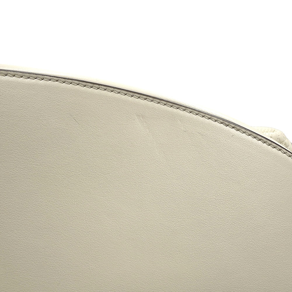 GUCCI GG Embossed Backpack White625770 Leather