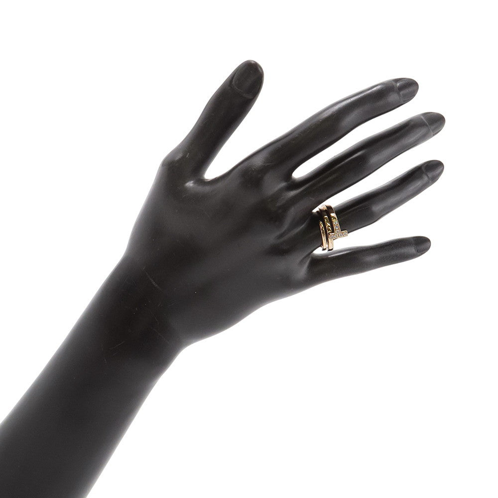 TIFFANY&Co. T Square Wrap Ring Size Approximately No. 10 18K Pink Gold
