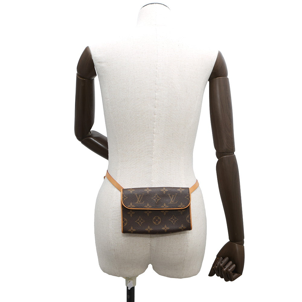 LOUIS VUITTON Pochette Florentine BrownM51855 Monogram Size XS