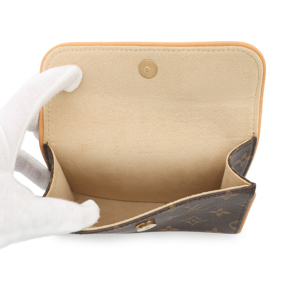 LOUIS VUITTON Pochette Florentine BrownM51855 Monogram Size XS