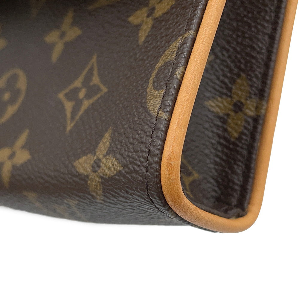LOUIS VUITTON Pochette Florentine BrownM51855 Monogram Size XS