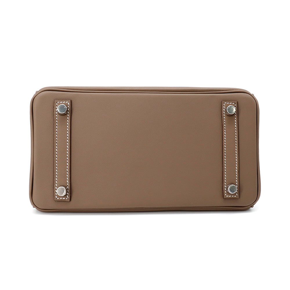 HERMES Birkin Etoupe Swift Leather Size 25