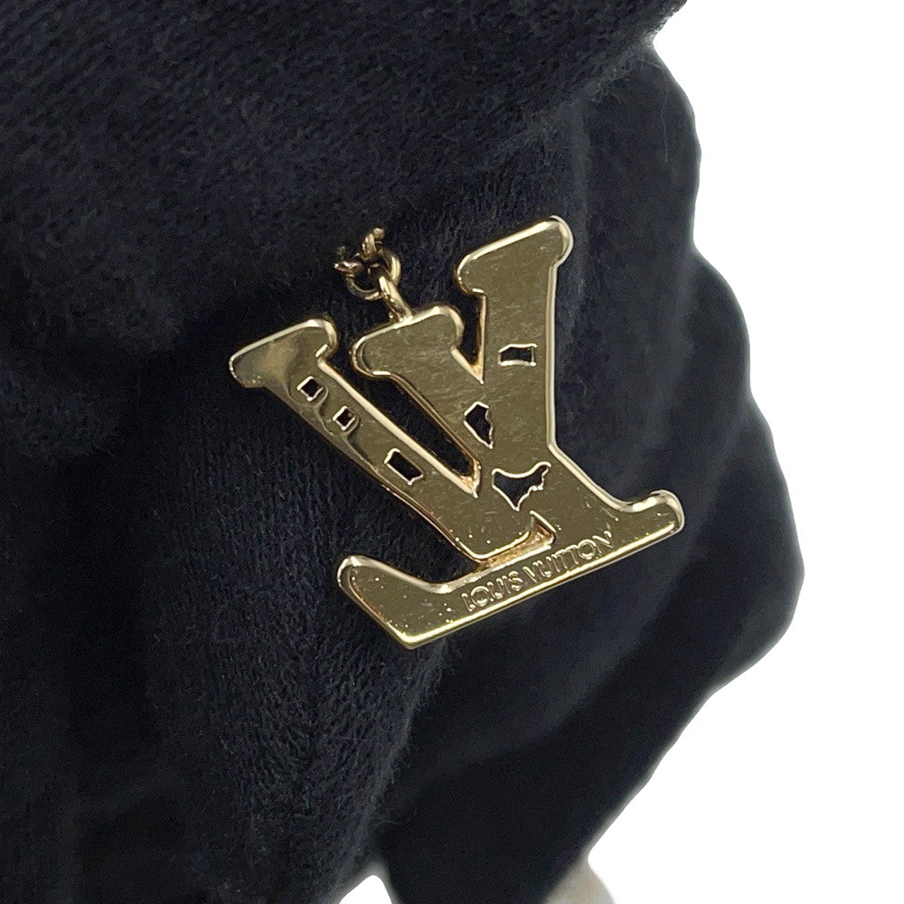 LOUIS VUITTON Bracelet Lady LV DoreM1683A Metal strass