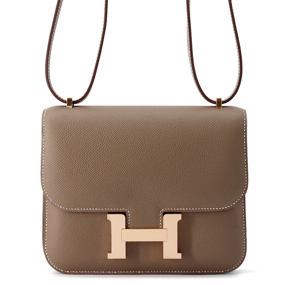 HERMES Constance 3 Miroir Etoupe Epsom Size Mini