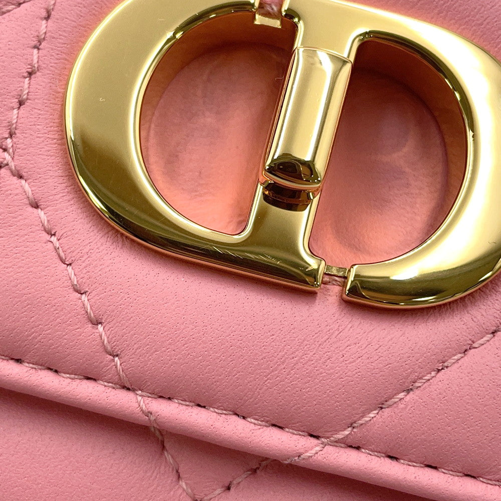 Dior Miss Caro ChainShoulder Bag PinkS5169UDAX Leather