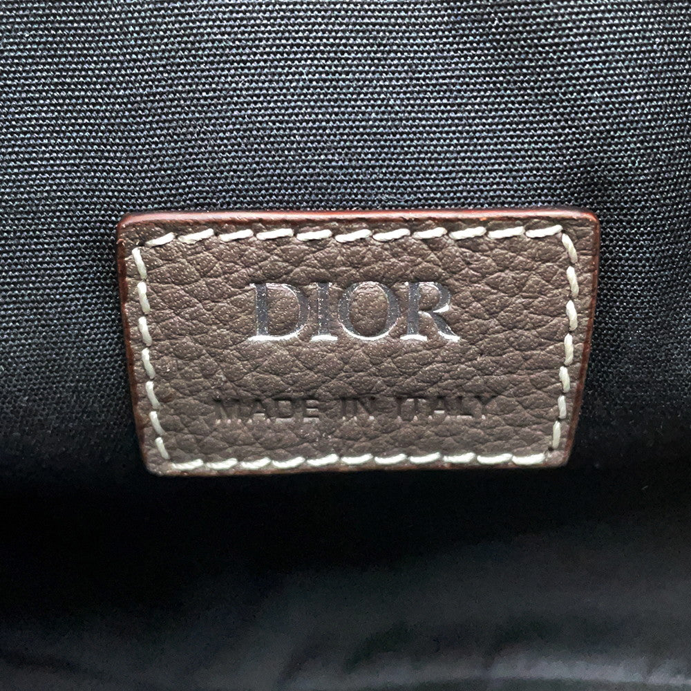 Dior Saddle bag Dark Brown1ADPO093YKK Leather