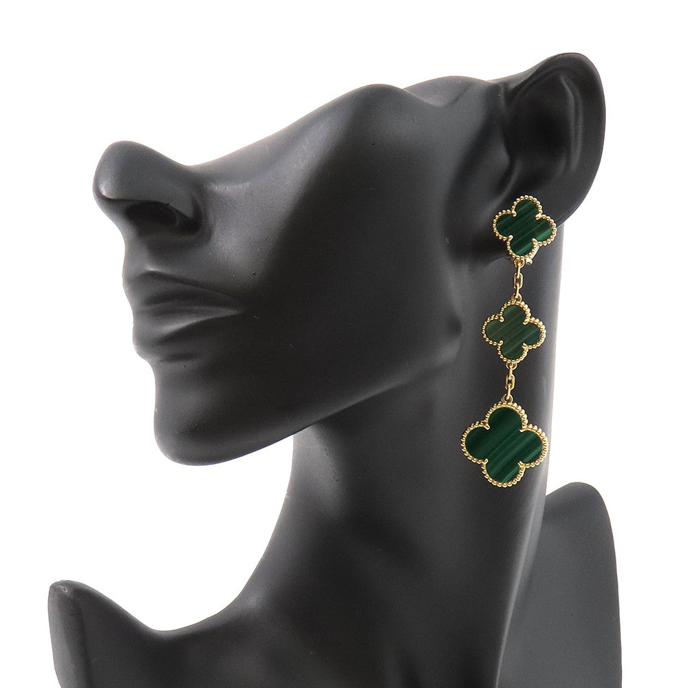 Van Cleef & Arpels Magic Alhambra Earring 3 MotifVCARO2AG00 18K Yellow Gold