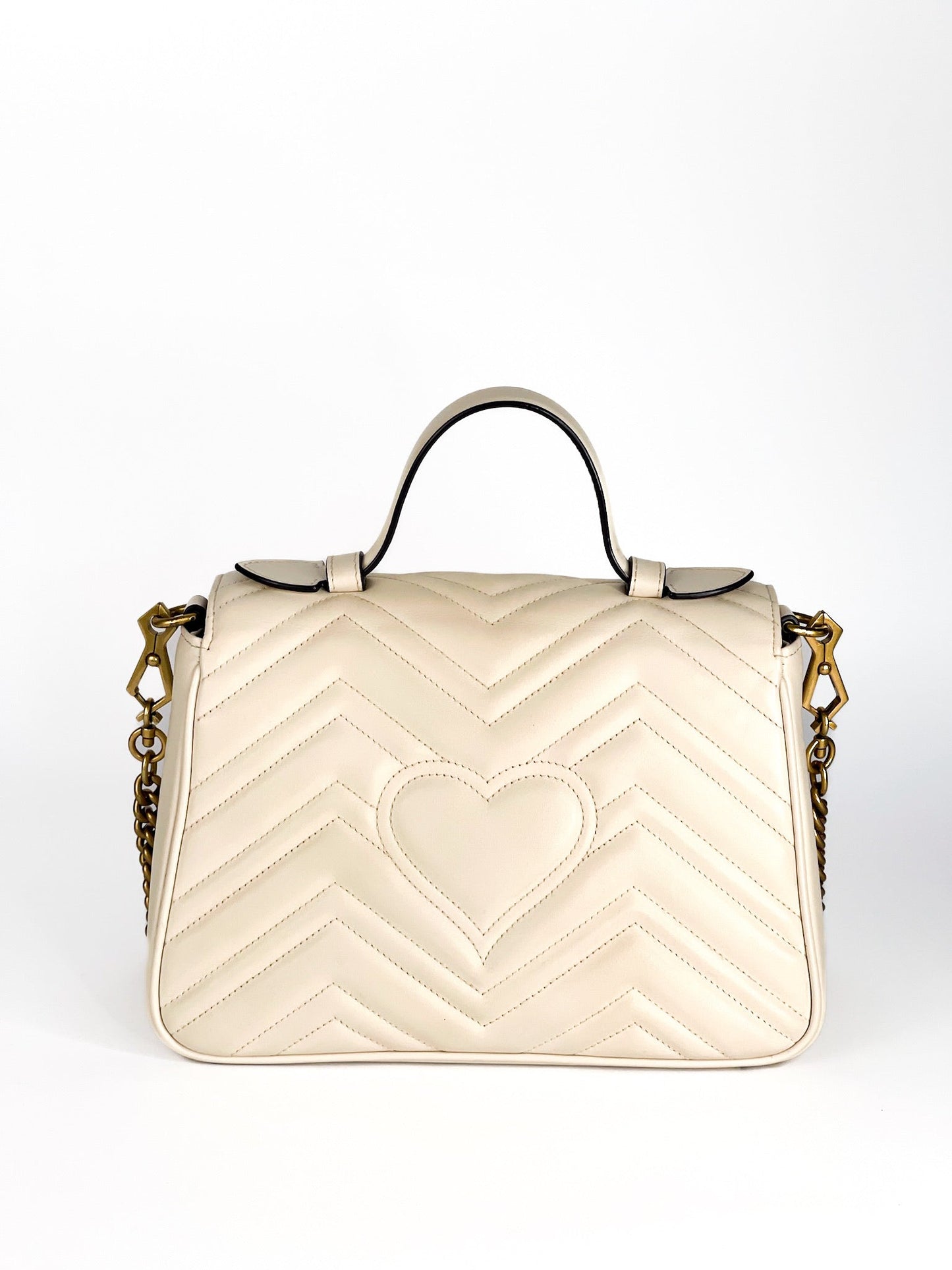 Gucci GG Marmont Matelasse Leather Top Handle Satchel