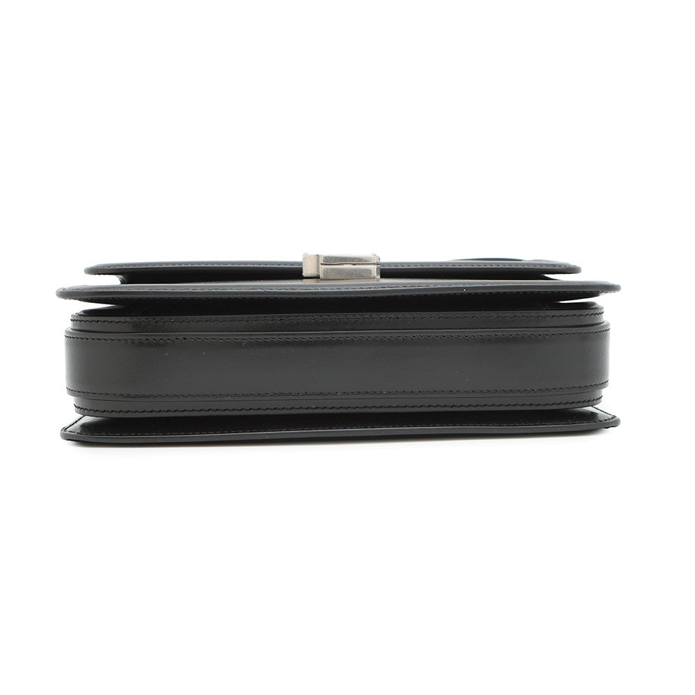 SAINT LAURENT PARIS Solferino Shoulder Bag Black711039 Leather Size Medium