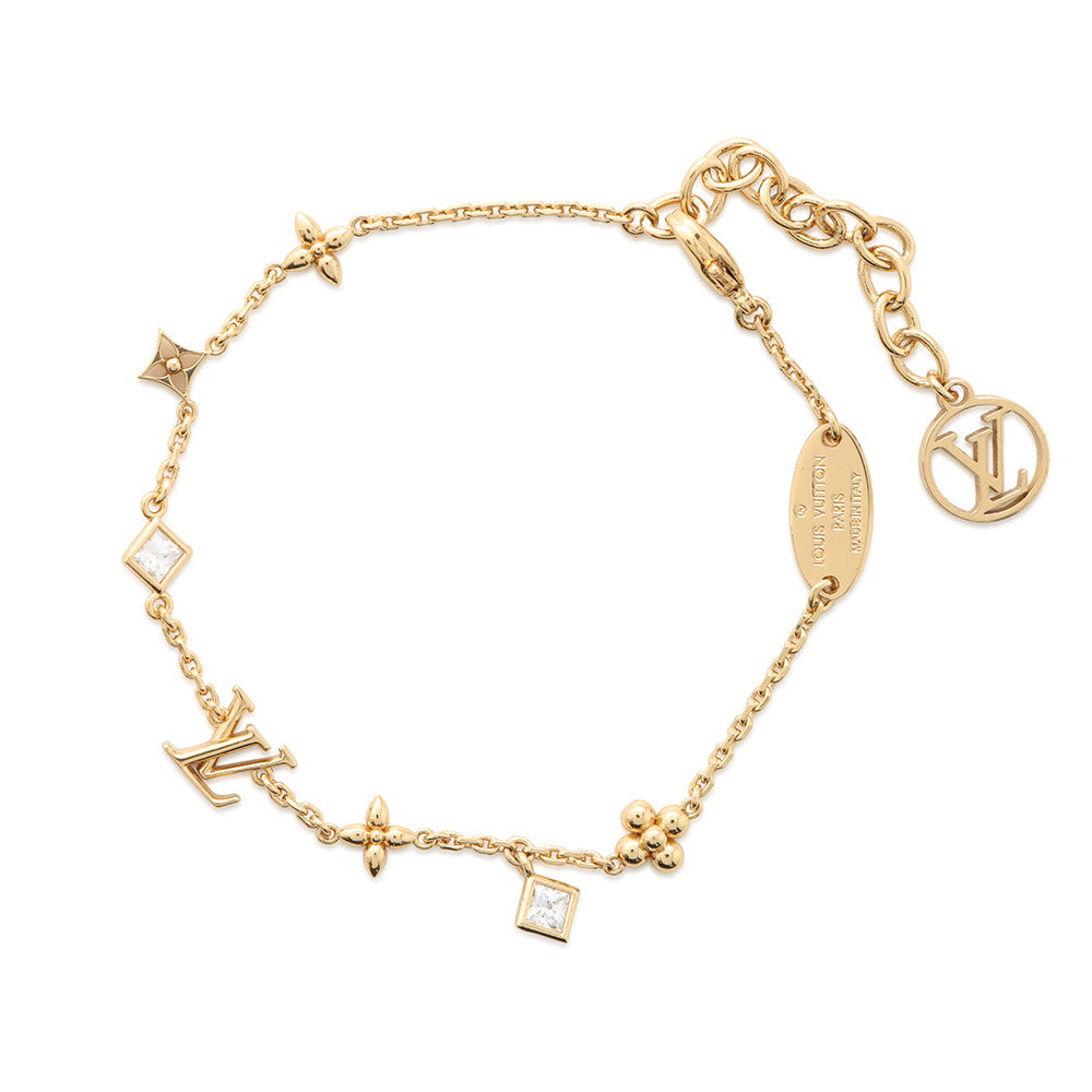 LOUIS VUITTON LV In the Sky BraceletM1040A Metal Rhinestone