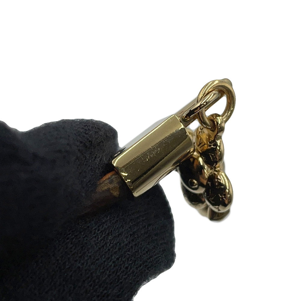 LOUIS VUITTON Bracelet Vivienne Size 19 BrownM6773 Monogram・Canvas Calf Leather