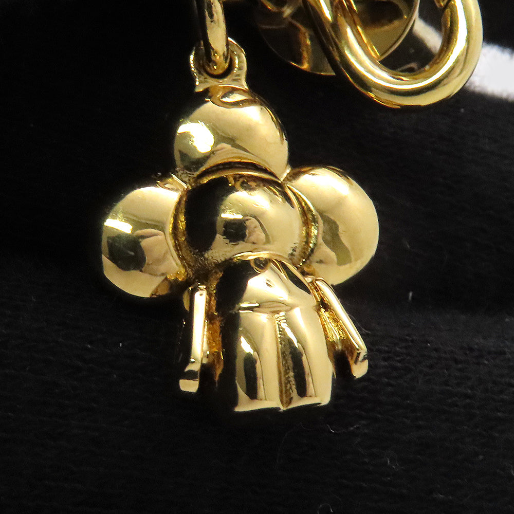 LOUIS VUITTON Bracelet Vivienne Size 19 BrownM6773 Monogram・Canvas Calf Leather