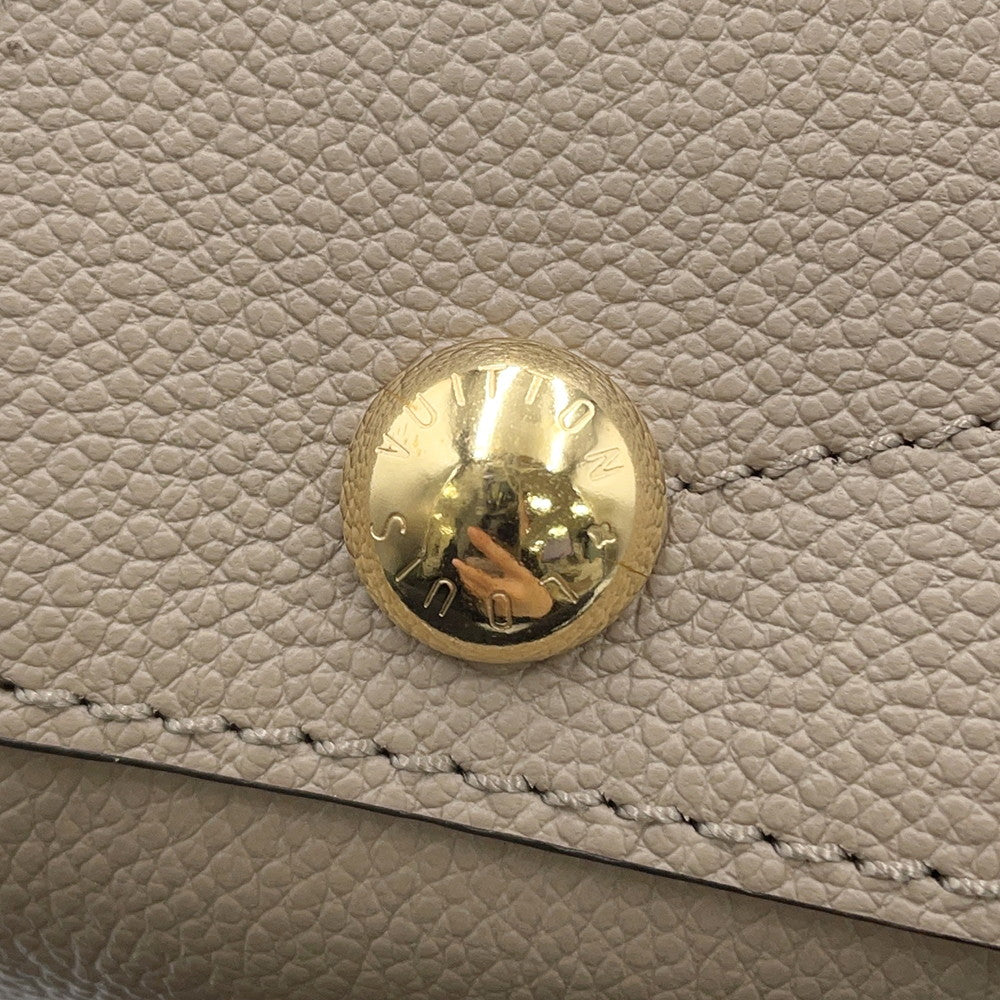 LOUIS VUITTON Montaigne Tourterelle claimM45489 Monogram Empreinte Leather Size BB