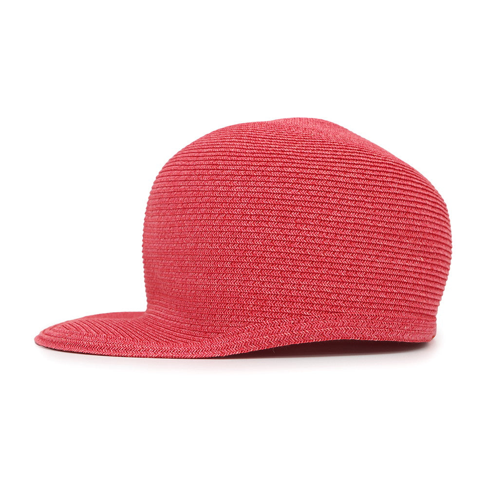HERMES Emma Cap Size 57 Pink Paper 81% Polyester 19%