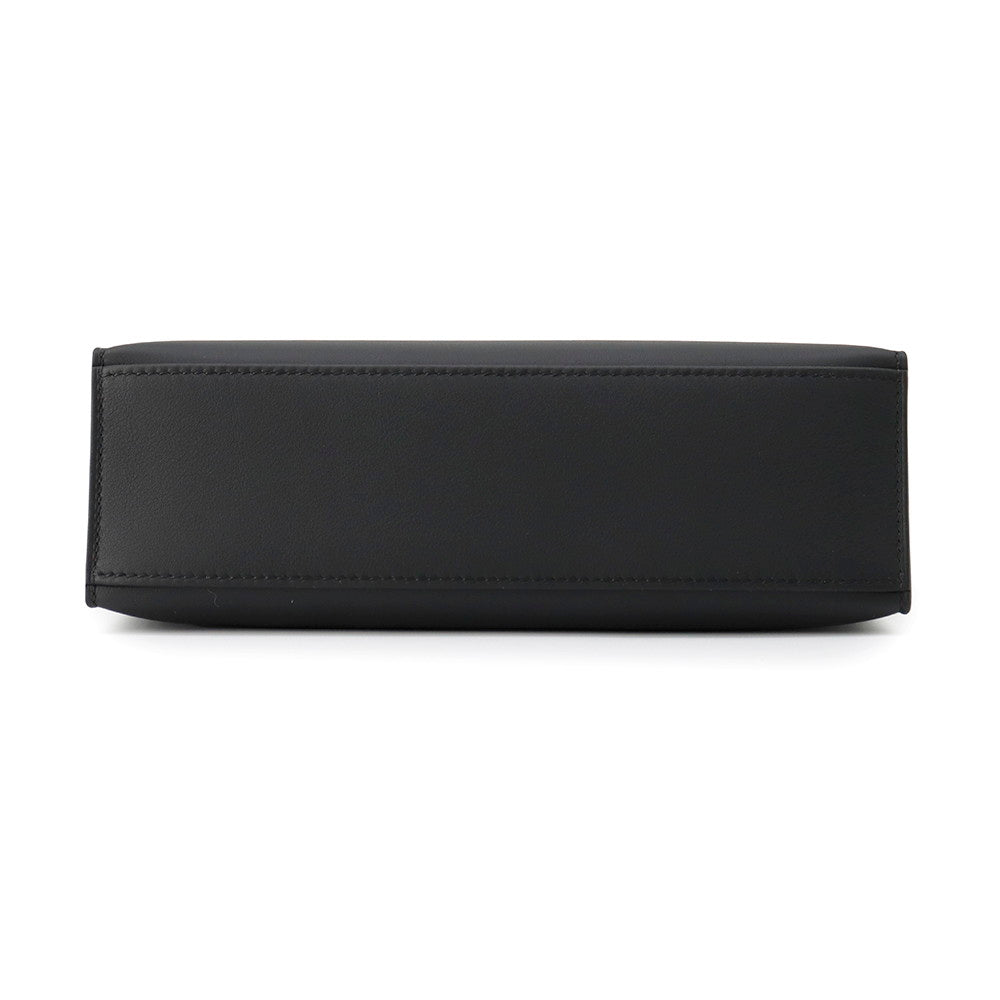 HERMES PochetteKelly Black Swift Leather