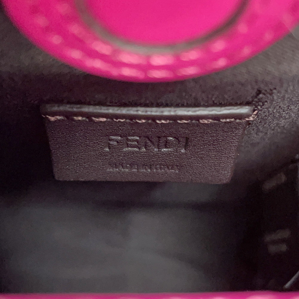 FENDI phone pouch PurplePink7AS192 Leather