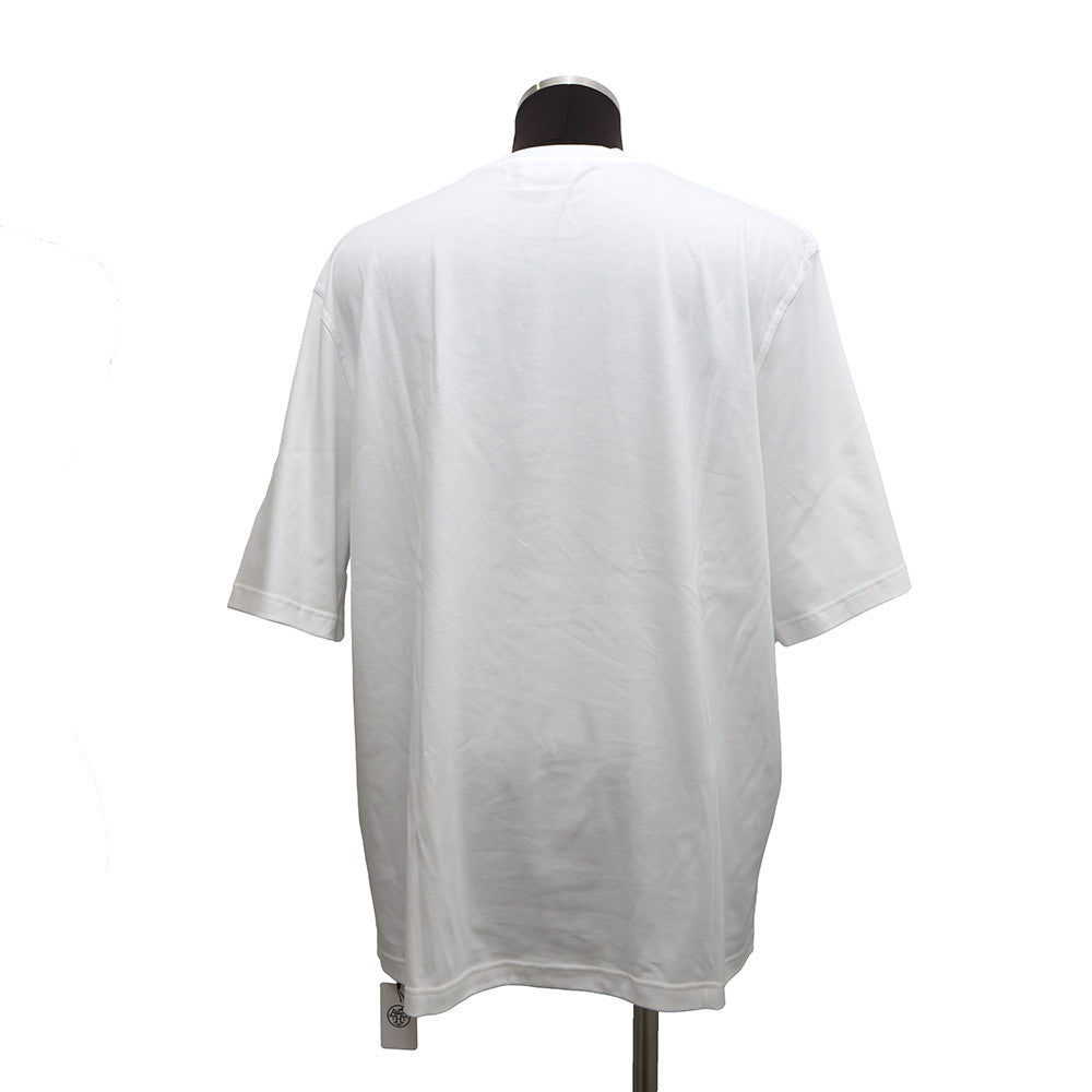 HERMES Fragment Equestress T-Shirt Size XXL White Cotton100%
