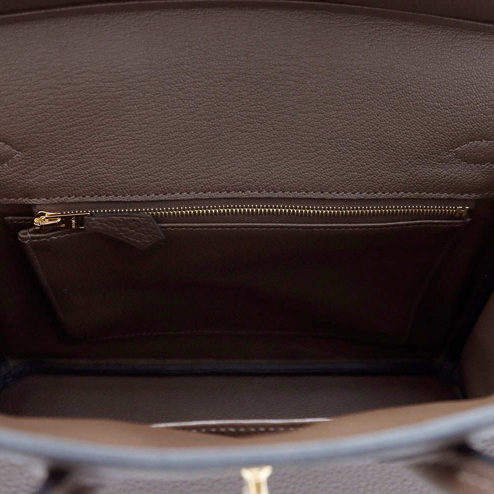 HERMES Birkin Ecorce Togo Leather Size 25