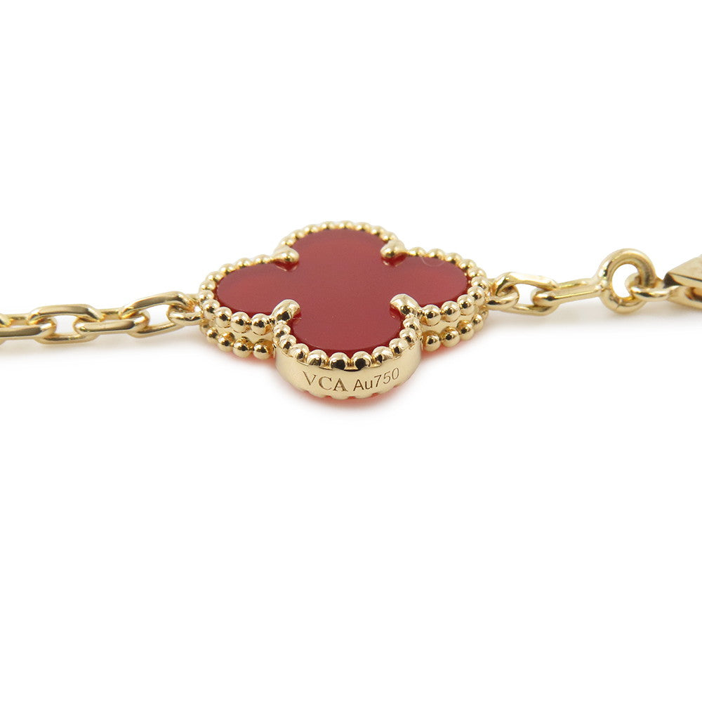 Van Cleef & Arpels Vintage Alhambra Bracelet 5 motifsVCARD35500 18K Yellow Gold