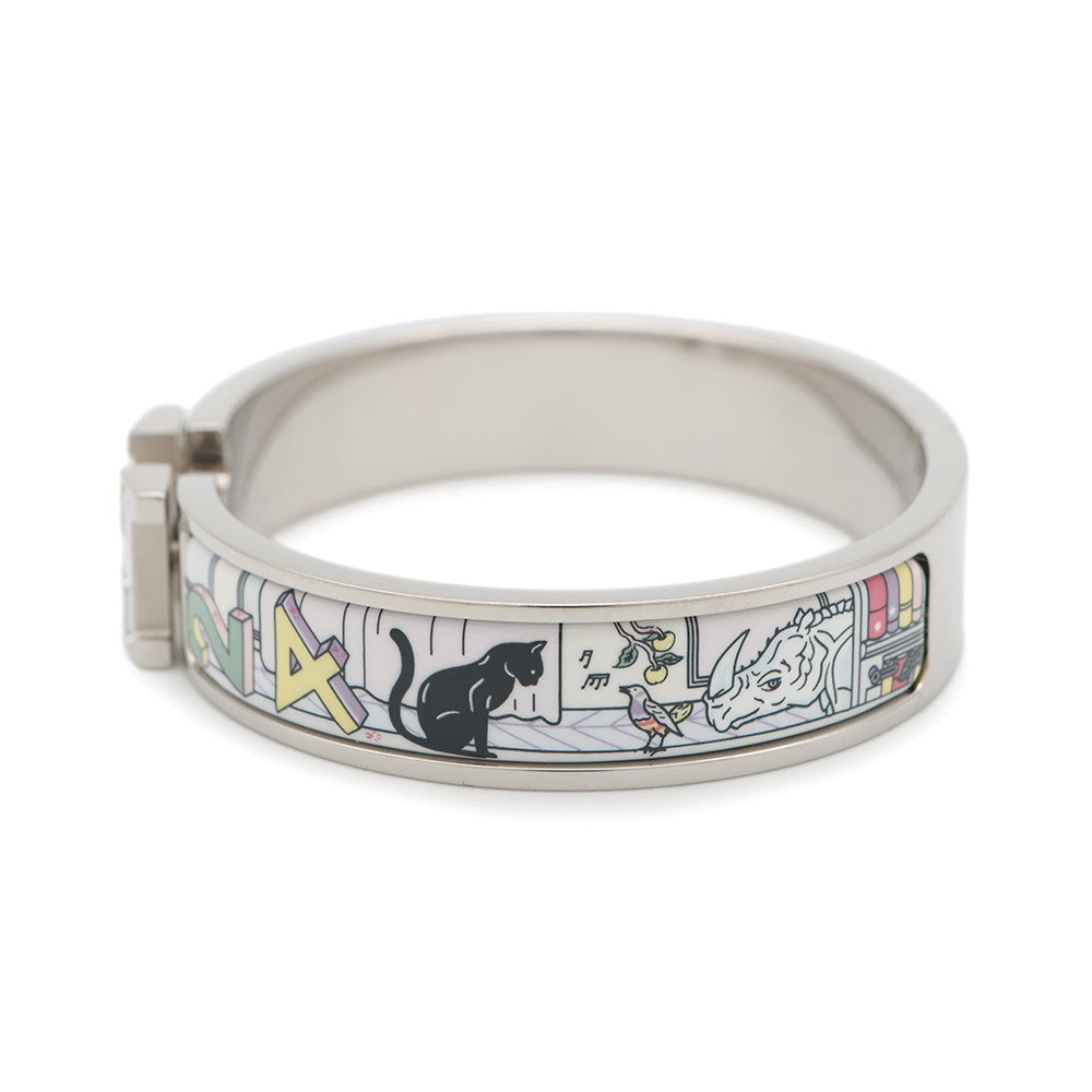HERMES ClicH 24 Mystery Size PM Jasmin Enamel Metal