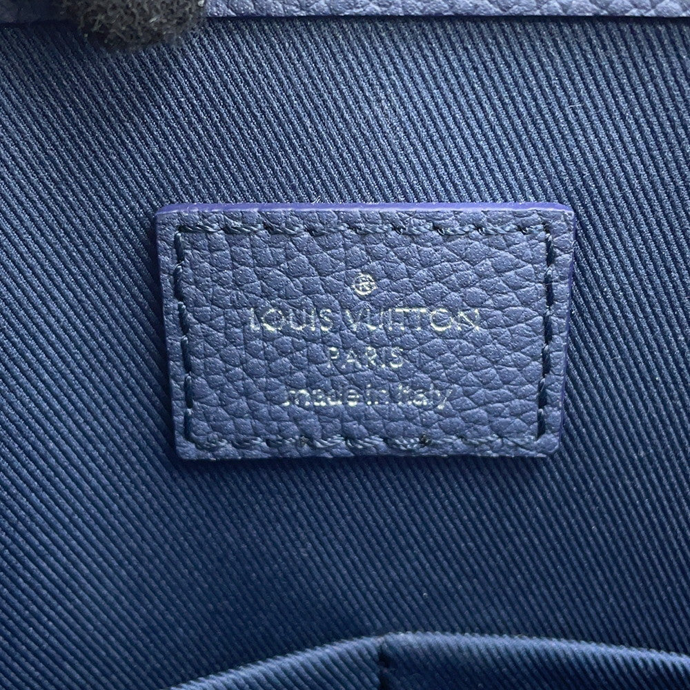 LOUIS VUITTON Sac Plat Messenger NavyM57843 Monogram Watercolor