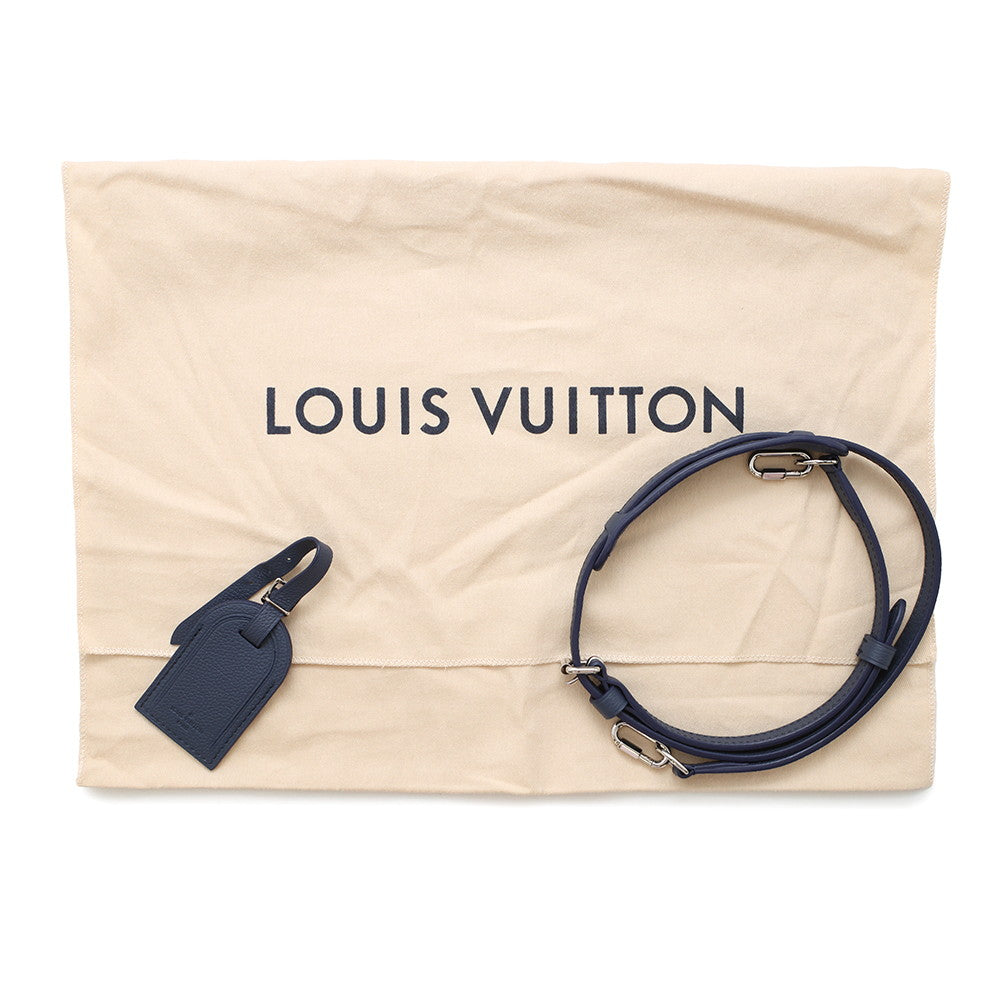 LOUIS VUITTON Sac Plat Messenger NavyM57843 Monogram Watercolor