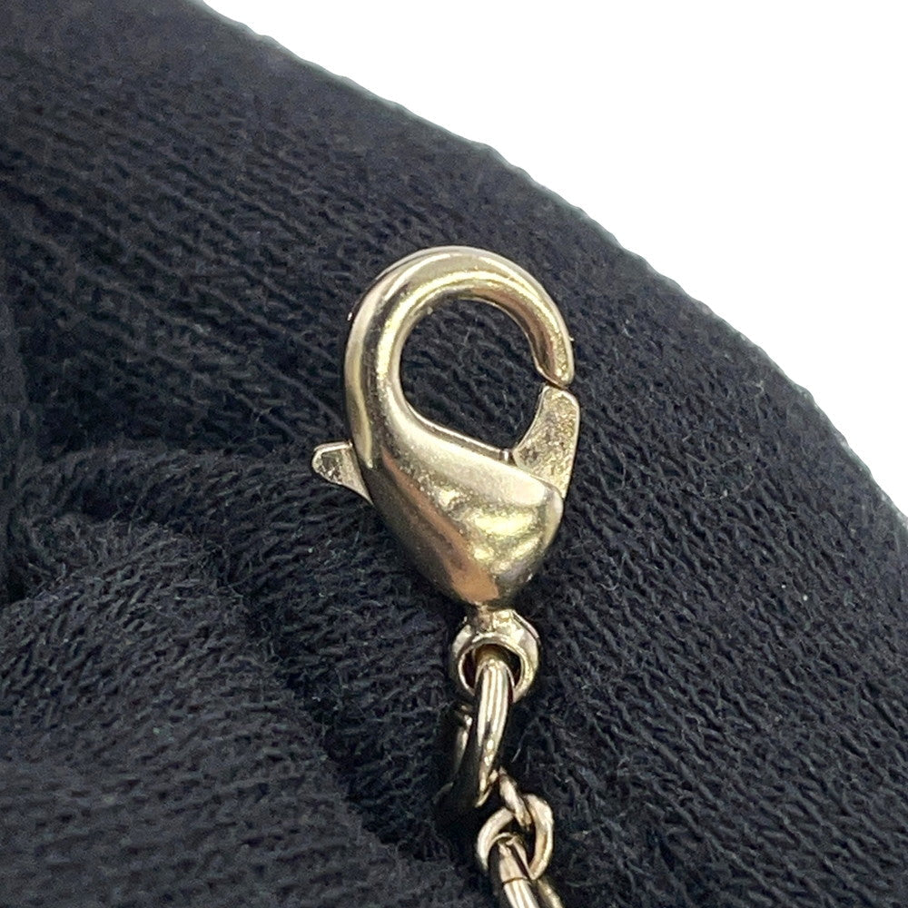 CHANEL Twisted CC Logo NecklaceA53161 Gold Plated Rhinestone Faux Pearl